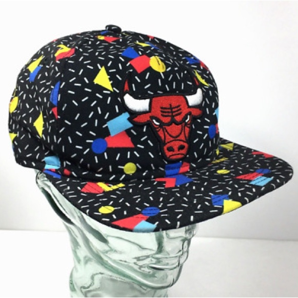 CHICAGO BULLS HAT Logo CAP New Era 9FIFTY Retro 90s Design Black Color FTL NYC17